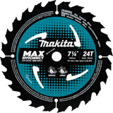 Carbide-Tipped Max Efficiency Framing Circular Saw Blade, 7-1/4", 24 Teeth, Wood Use