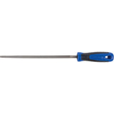 File With Handle, 3/8" Dia. x 10" L, Round, Bastard Cut