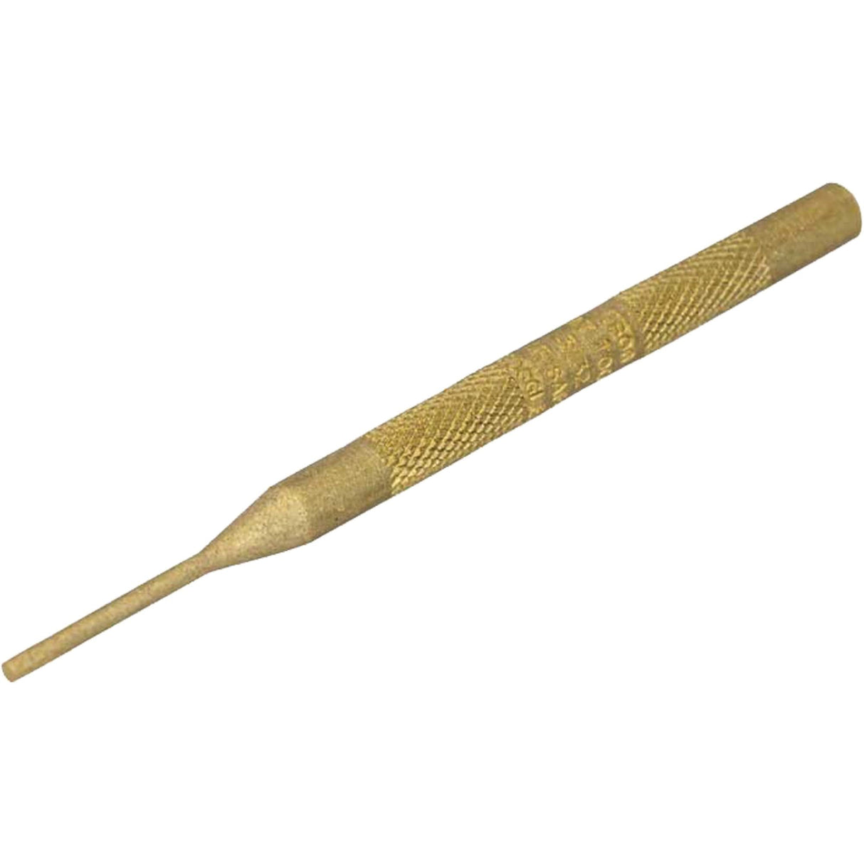 Brass Pin Punch, 3/32" Dia. x 4" L