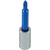 Blue Tip Screwdriver Bit, Phillips, #1, 1/4" Drive