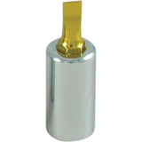 Gold Tip Screwdriver Bit, Slot, 13/64", 1/4" Drive
