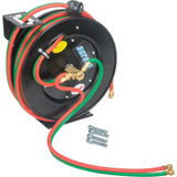 Welding Hose Reel, Welding Gases, 1/4" x 25', Single Hose, 300 psi