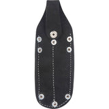 Utility Pouch, Knife Holder, Leather, 3 Pockets