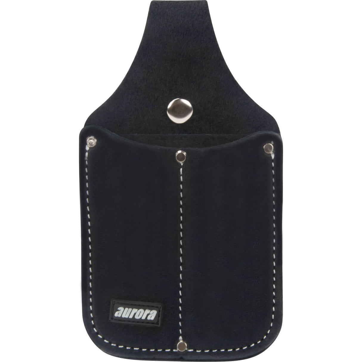Utility Pouch, Knife Holder, Leather, 3 Pockets