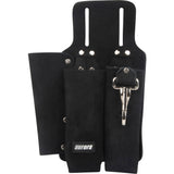 Lineman's Tool Pouch, Multiple Tool Holder, Leather, 3 Pockets