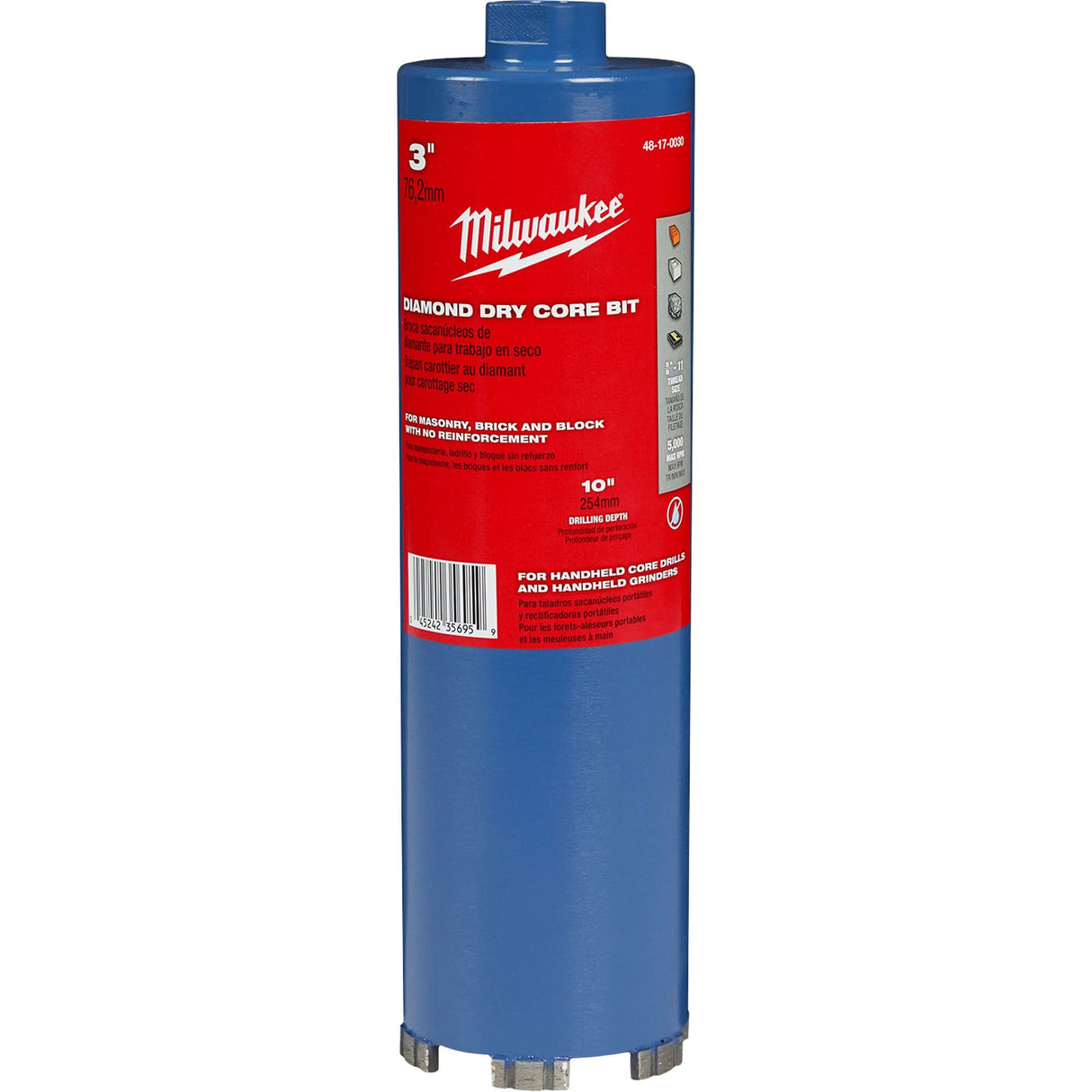 Diamond Dry Core Bit