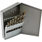 Triumph® MRO Plus® Jobber Length Drill Bit Set, 21 Pieces, High Speed Steel