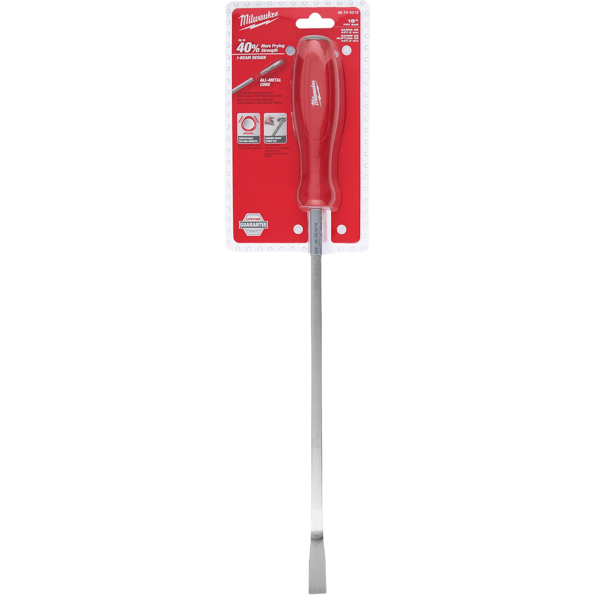 Pry Bar, 1-1/4" W, 18" L