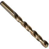 Jobber Drill Bit, Cobalt, 13/32", 5-1/4" L, 3-7/8" Flute, 135° Point Angle