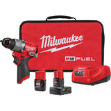 M12 Fuel™ Drill/Driver Kit, Lithium-Ion, 12 V, 1/2" Chuck, 400 in-lbs Torque