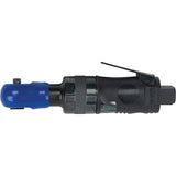 Stubby Industrial Air Ratchet Wrench, 1/4" Drive, 1/4" NPT, 3 CFM