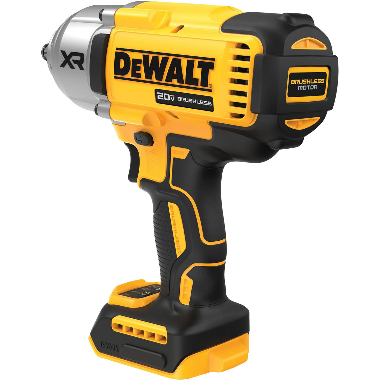 XR® High Torque Impact Wrench with Hog Ring Anvil (Tool Only), 20 V, 1/2" Socket