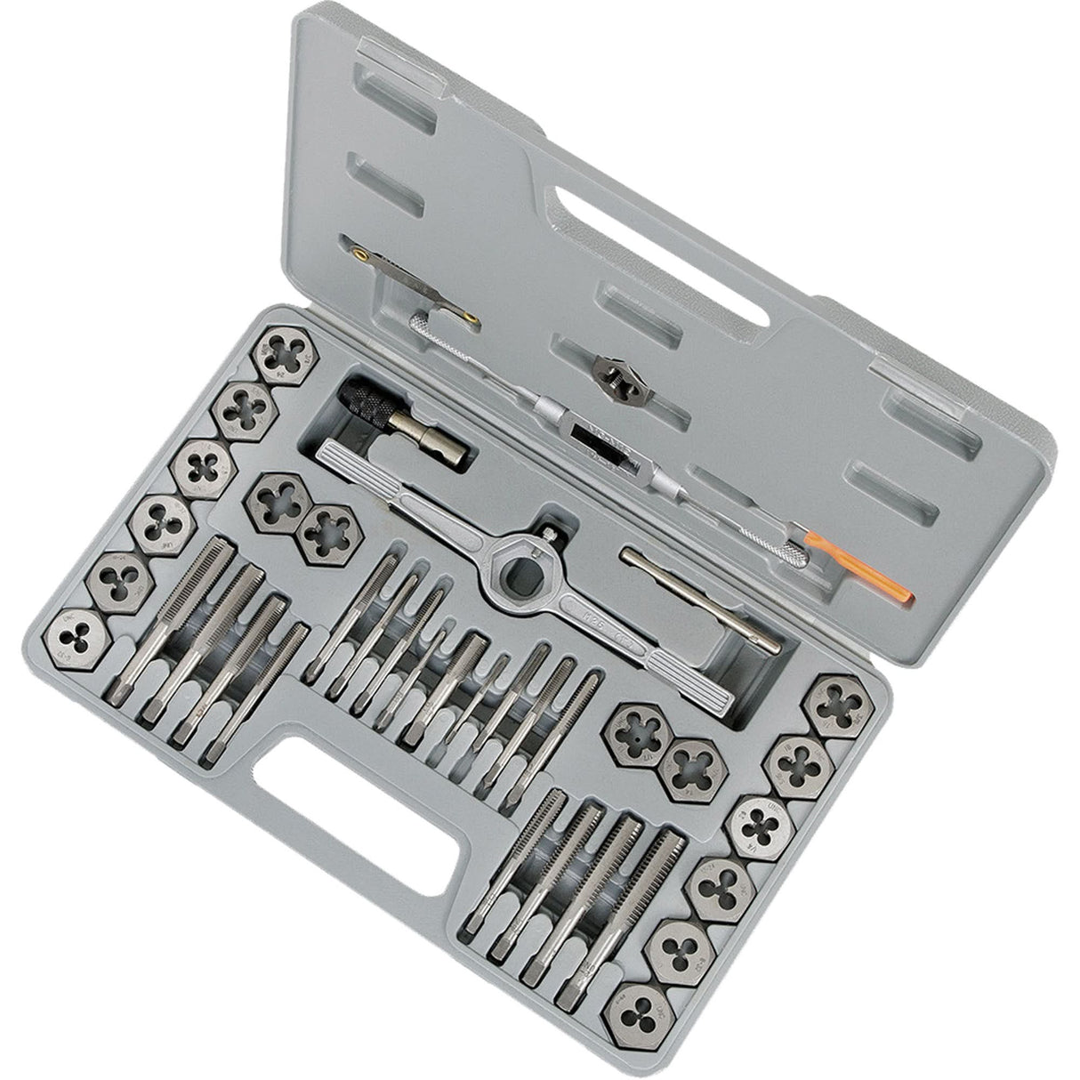 TD40A Premium SAE Alloy Tap & Die Set, 40 Pieces