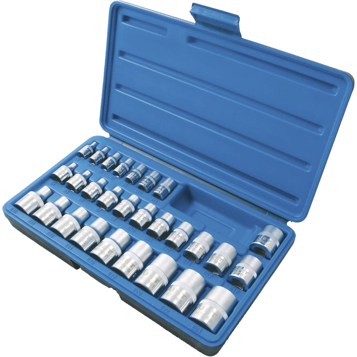 SS328TS External Socket Sets, Torx®, 1/2"/1/4"/3/8" Drive, 28 Pcs