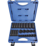 PS2612SD Socket Sets - Regular, 26 Pcs, Impact, 1/2" Drive Size