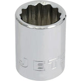 Chrome Socket, 10 mm, 3/8" Drive, 12 Points