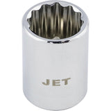 Chrome Socket, 18 mm, 3/8" Drive, 12 Points