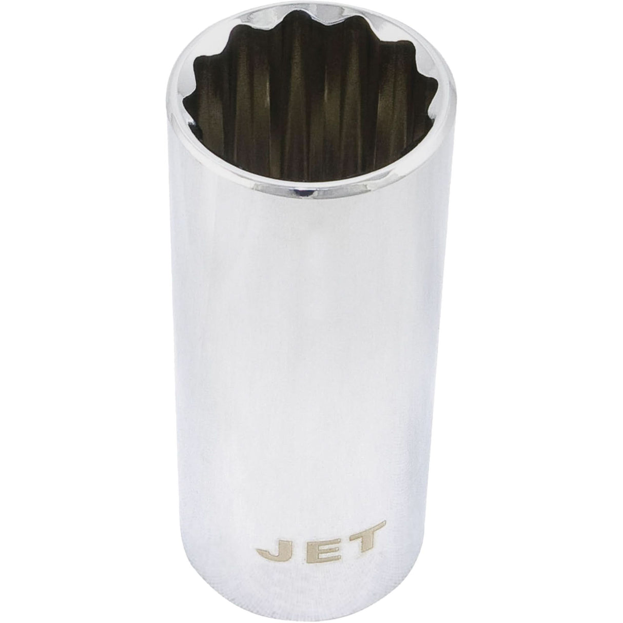 Chrome Socket, 1-1/8", 1/2" Drive, 12 Points, Deep