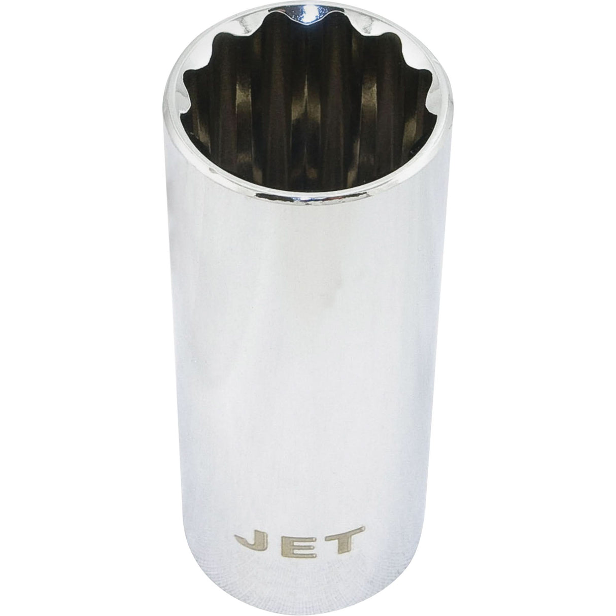 Chrome Socket, 15 mm, 1/2" Drive, 12 Points, Deep