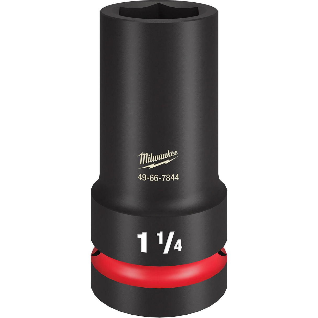 Shockwave Impact Duty™ Thin Wall Extra Socket, Impact, 1-1/4", 1" Drive, 6 Points, Deep