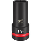 Shockwave Impact Duty™ Thin Wall Extra Socket, Impact, 1-1/4", 1" Drive, 6 Points, Deep