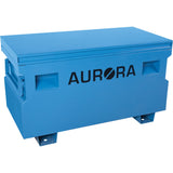 Jobsite Tool Box, 48" x 24" x 27-3/5", Steel, Blue