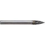 G1-DC JET-KUT® Tree Shape Bur (Pointed End), 1/4" Dia.