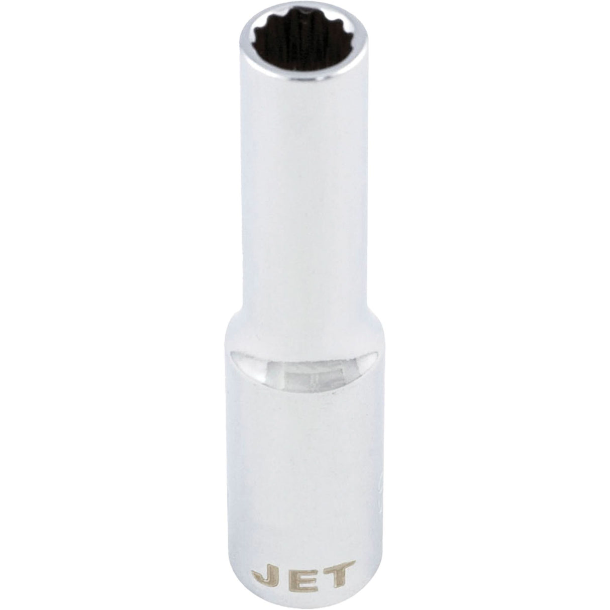Chrome Socket, 8 mm, 1/4" Drive, 12 Points, Deep