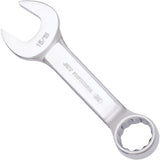 SAE Stubby Combination Wrench, 15/16", Polished Finish