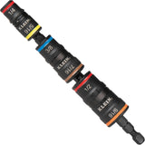 7-in-1 Flip Socket Set, 8 Pcs, Impact, 1/4'' Drive Size