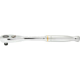 90-Tooth Quick Release Teardrop Ratchet, 3/8" Drive, Ergonomic Handle