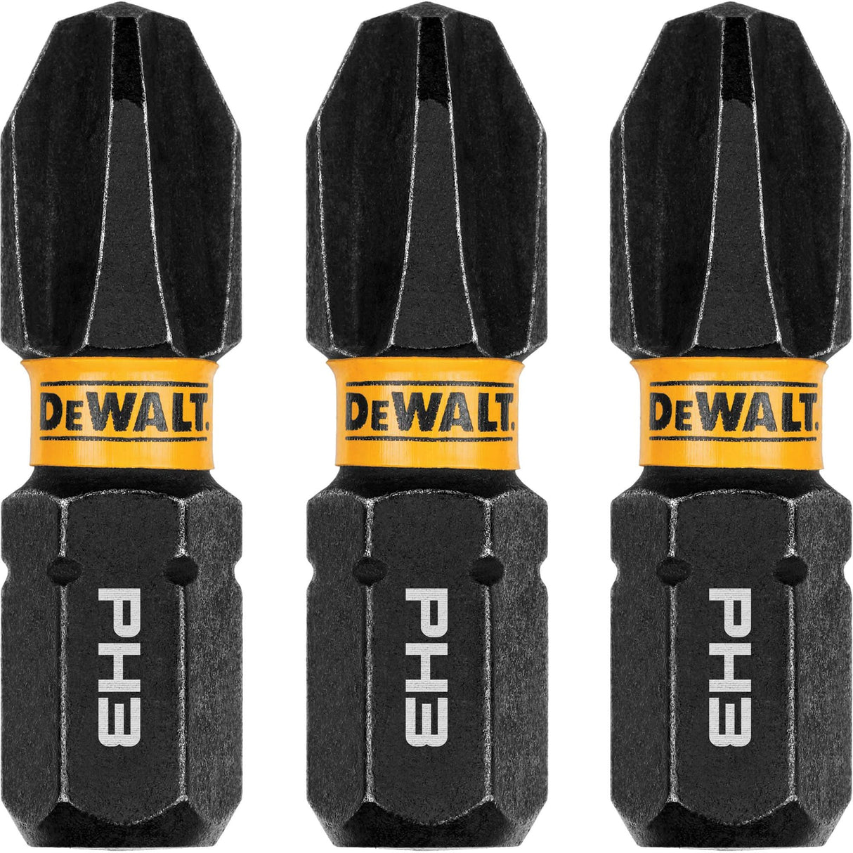 3-Piece FLEXTORQ® Impact Screwdriving Bits, Phillips, #3, 1/4" Drive