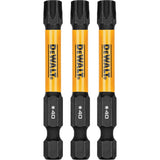 3-Piece FLEXTORQ® Impact Screwdriving Bits, Torx, T-40, 1/4" Drive