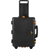 Heavy-Duty Portable Rolling Tool Case, 18-3/5" W x 24-3/5" D x 11-1/2" H, Black