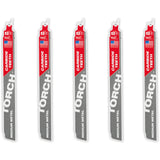 TORCH™ 5-Pack with Carbide Teeth for Medium Metal, Carbide, 10 TPI, 9" L x 1" W