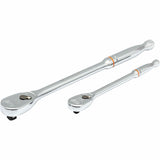90-Tooth Long Handle Teardrop Ratchet Set