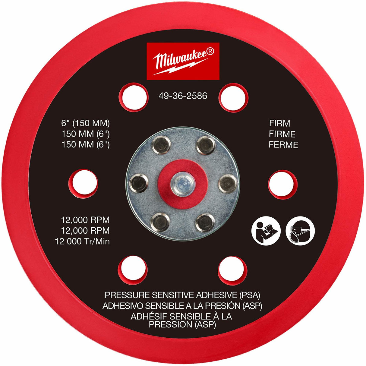 Firm Pressure Sensitive Adhesive Sander Backing Pad