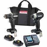 LXT Brushless Sub-Compact 2-Tool Combo Kit, Lithium-Ion, 18 V