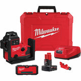M12™ Green 360° 3-Plane Laser with Automatic Alignment & Receiver