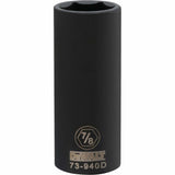 Socket, Impact, 7/8", 1/2" Drive, 6 Points