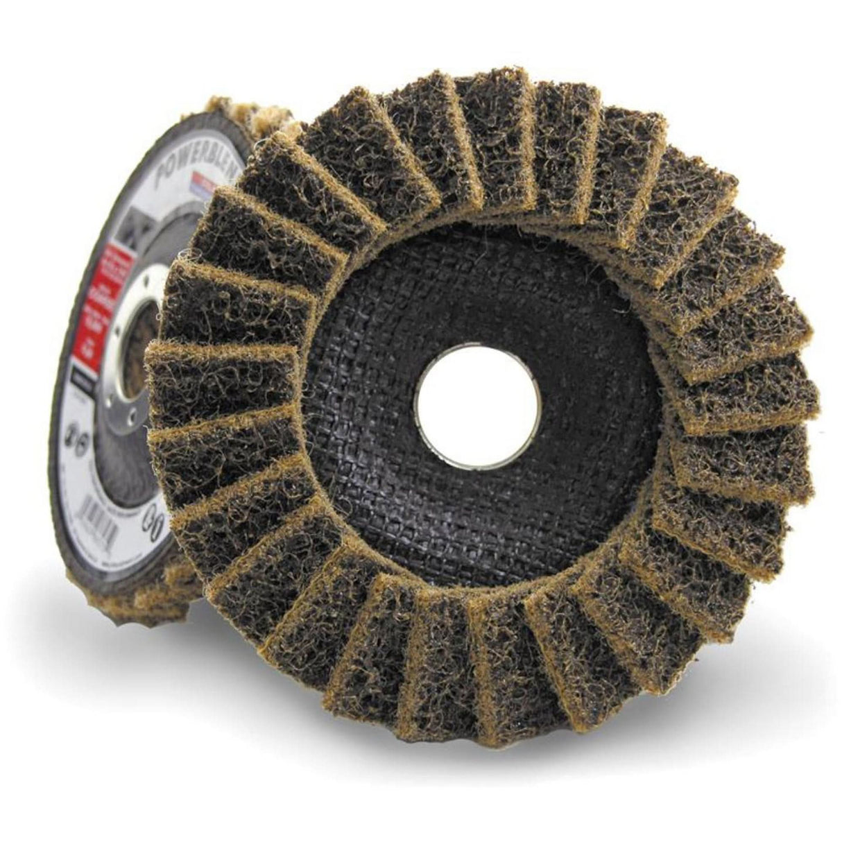 POWERBLEND SCD Surface Conditioning Flap Disc, 4-1/2" x 7/8", Type 29, Coarse Grit
