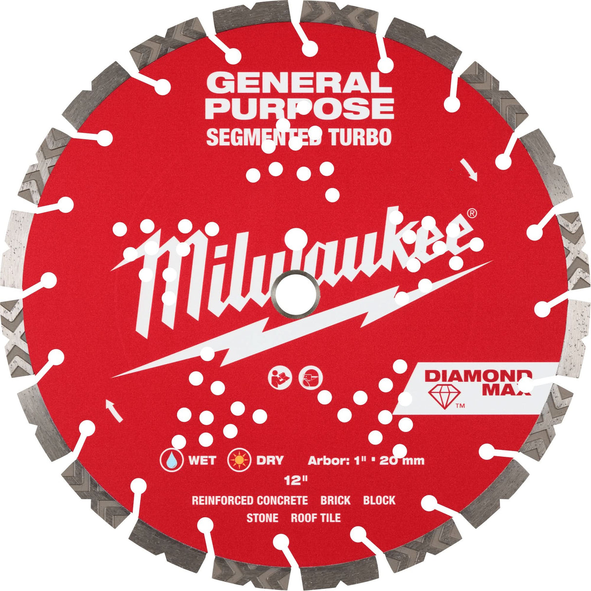 DIAMOND MAX™ Segmented Turbo General Purpose Diamond Blade
