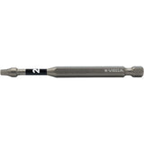 Impactech® Power Bit, Square, #2 Tip, 1/4" Drive Size, 3-1/2" Length