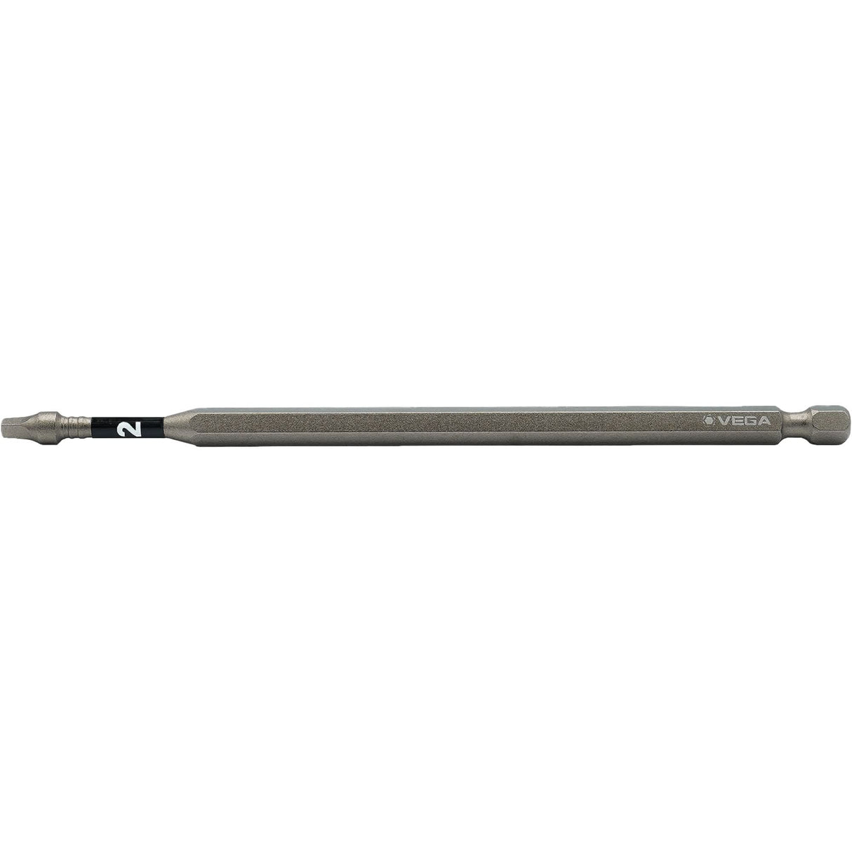 Impactech® Power Bit, Square, #2 Tip, 1/4" Drive Size, 6" Length