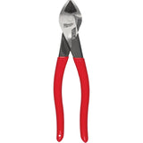 Angled Head Diagonal Dipped Grip Cutting Pliers, 8" L