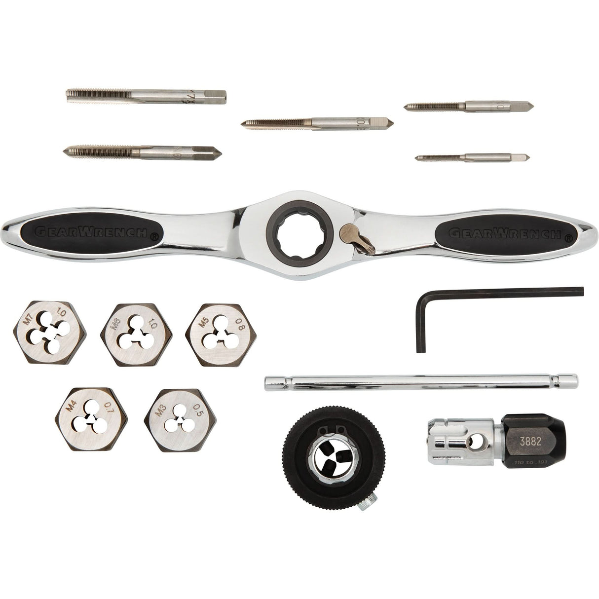 Metric Ratcheting Tap & Die Set