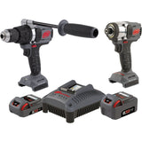 Hammer Drill & Impact Driver Combo Tool Kit