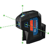 Green-Beam Five-Point Self-Leveling Alignment Laser