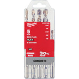 M/2™ SDS-Plus Rotary Hammer Drill Bit Set, 5 Pieces, Carbide
