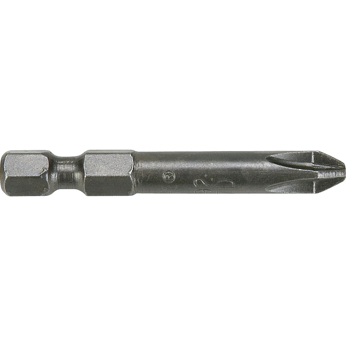 1/4" Posidriv® Power Drive Bits, Pozidriv, #1 Tip, 1/4" Drive Size, 3-1/2" Length